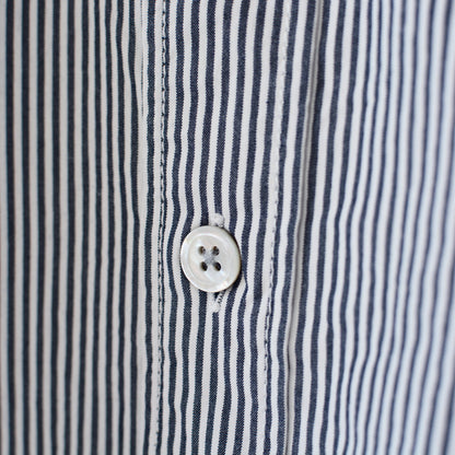 RINEN [リネン] 80/2ダウンプルーフレギュラーカラーオーバーサイズシャツ 柄 [R37500-G]  [2024AW]