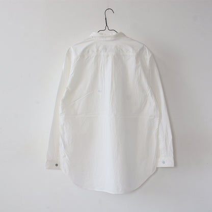 RINEN [リネン] 80/2ダウンプルーフレギュラーカラーオーバーサイズシャツ 無地 [R37500-S] [2024AW]