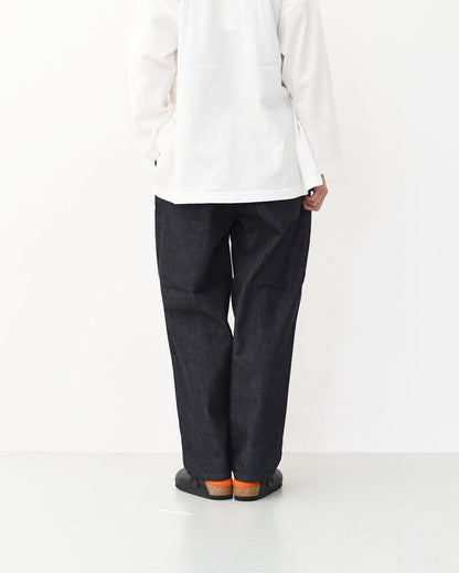 RINEN [リネン] 10オンス ノットインディゴデニム テーパードパンツ [R47603-W] デニムパンツ・テーパードパンツ・ベーシックパンツ・ゆったりシルエット・LADY'S [2025AW]