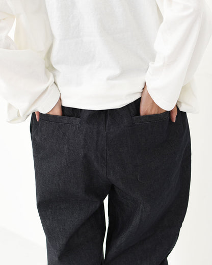 RINEN [リネン] 10オンス ノットインディゴデニム テーパードパンツ [R47603-W] デニムパンツ・テーパードパンツ・ベーシックパンツ・ゆったりシルエット・LADY'S [2025AW]