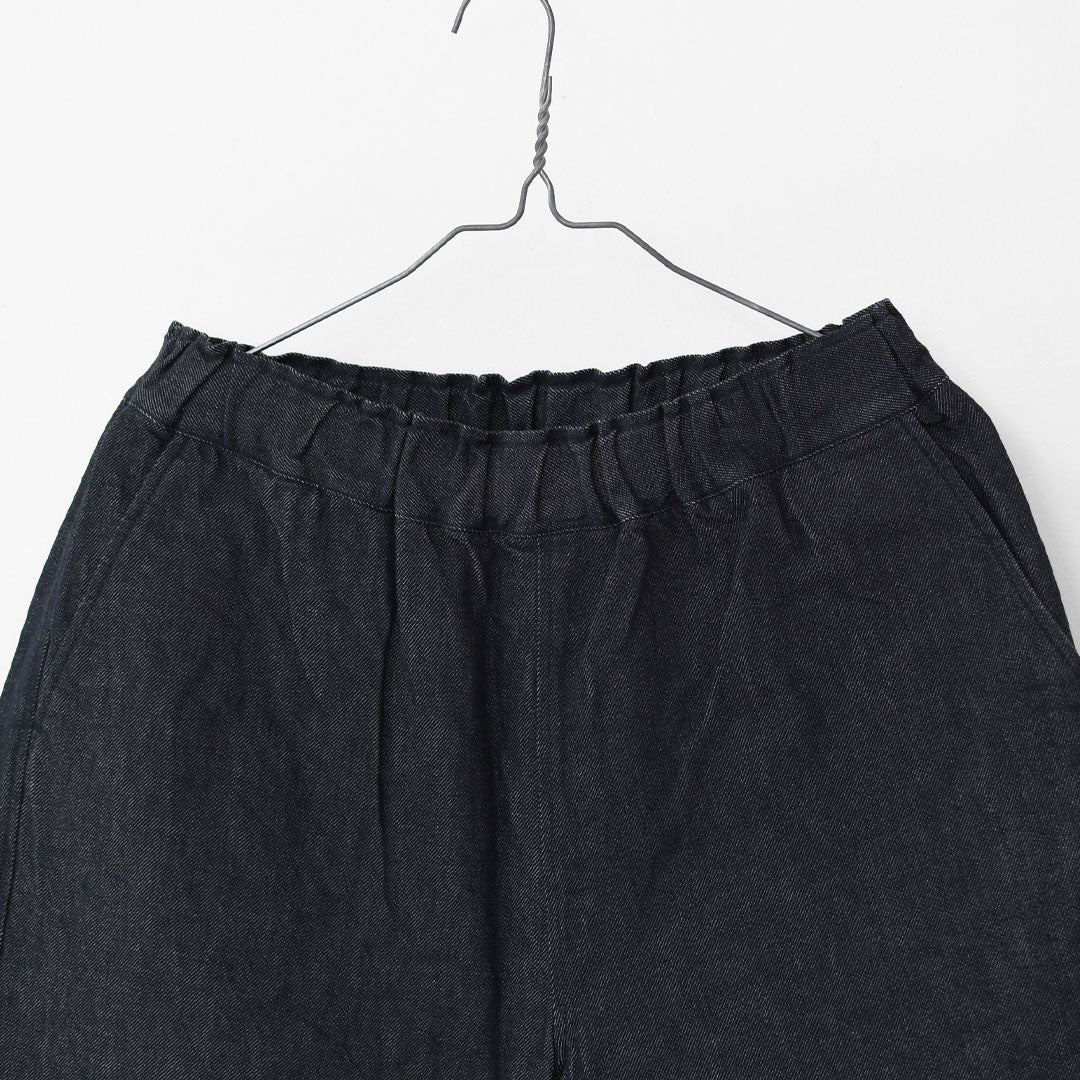 RINEN [リネン] 10オンス ノットインディゴデニム リラックスパンツ [R47604-W] デニムパンツ・テーパードパンツ・ベーシックパンツ・ゆったりシルエット・LADY'S [2025AW]