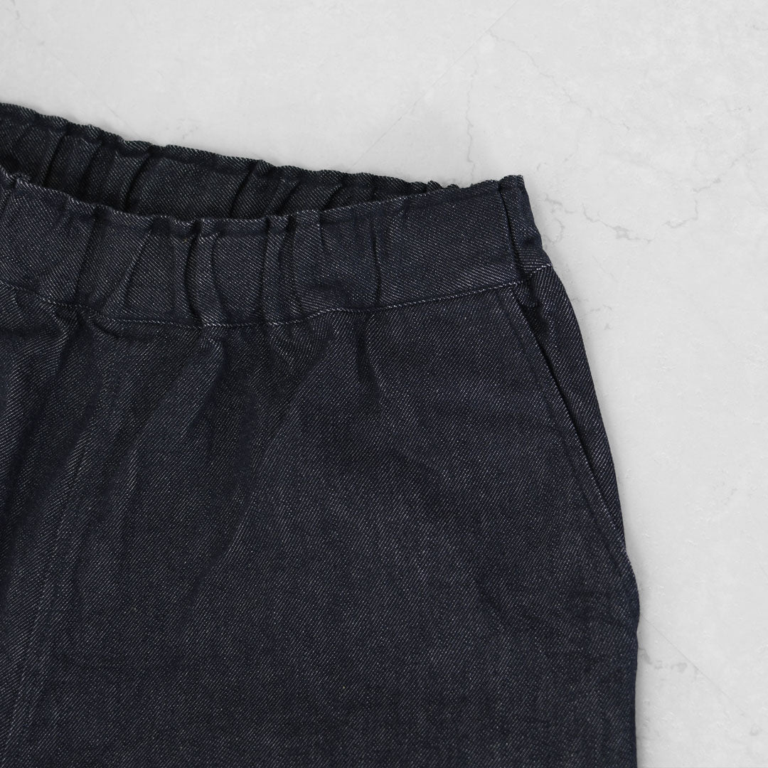 RINEN [リネン] 10オンス ノットインディゴデニム リラックスパンツ [R47604-W] デニムパンツ・テーパードパンツ・ベーシックパンツ・ゆったりシルエット・LADY'S [2025AW]
