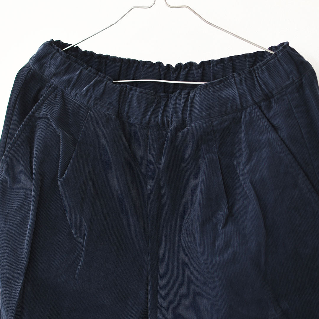 RINEN [リネン] 16/1 14ウェルコーデュロイ オーバルパンツ [R47607] コーデュロイパンツ・イージーパンツ・コットン素材・ゆったりシルエット・LADY'S [2025AW]