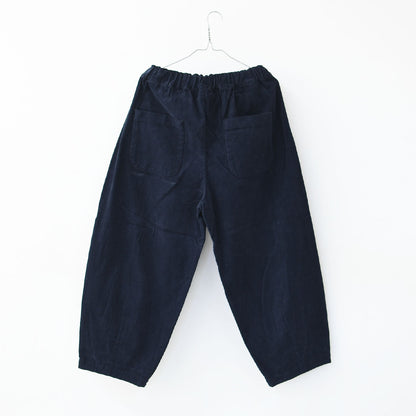 RINEN [リネン] 16/1 14ウェルコーデュロイ オーバルパンツ [R47607] コーデュロイパンツ・イージーパンツ・コットン素材・ゆったりシルエット・LADY'S [2025AW]