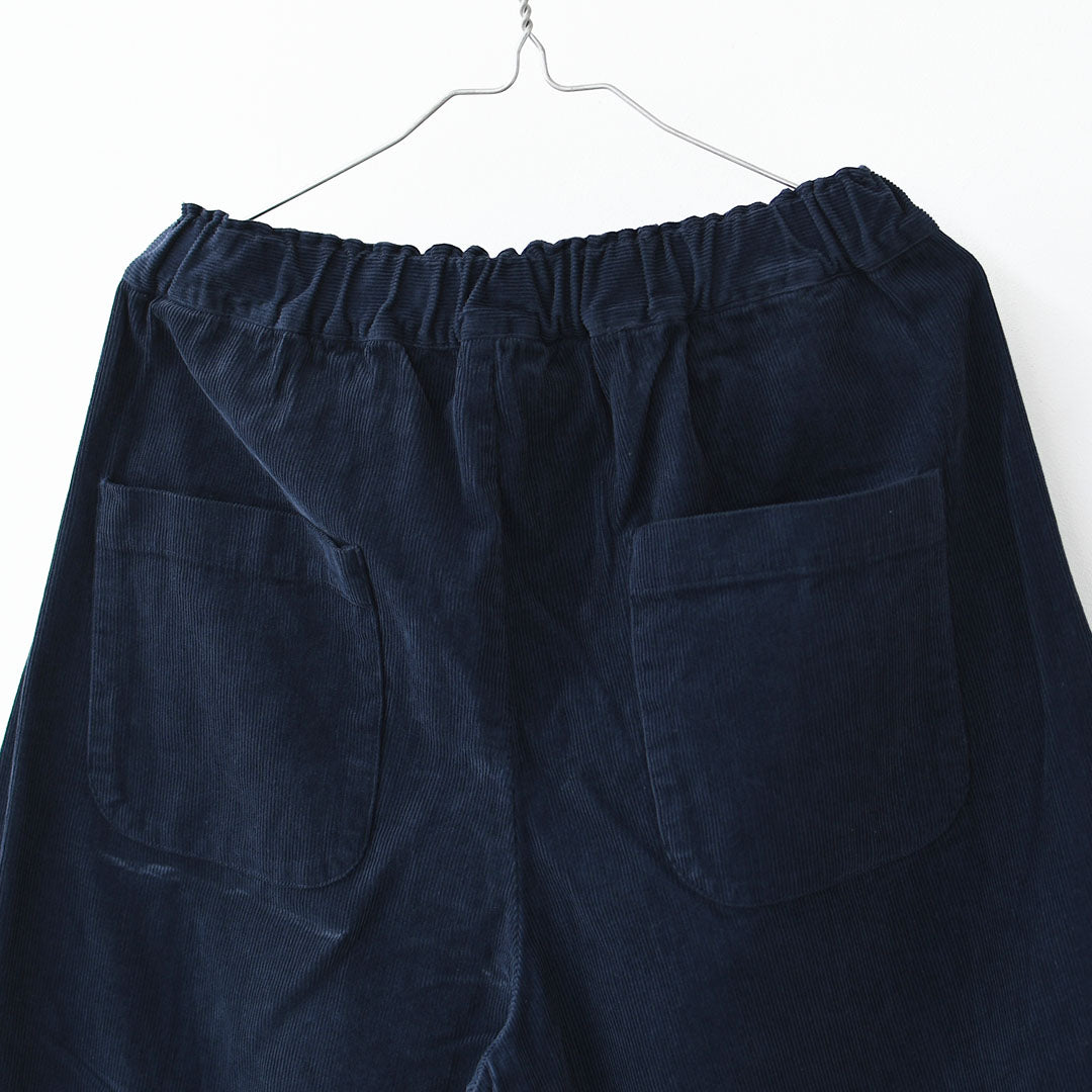 RINEN [リネン] 16/1 14ウェルコーデュロイ オーバルパンツ [R47607] コーデュロイパンツ・イージーパンツ・コットン素材・ゆったりシルエット・LADY'S [2025AW]