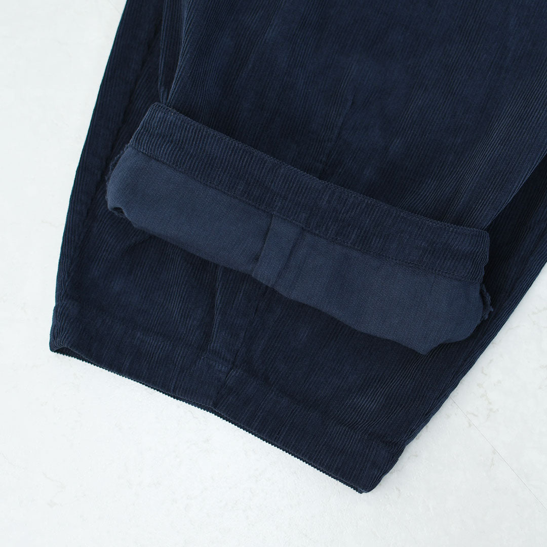 RINEN [リネン] 16/1 14ウェルコーデュロイ オーバルパンツ [R47607] コーデュロイパンツ・イージーパンツ・コットン素材・ゆったりシルエット・LADY'S [2025AW]