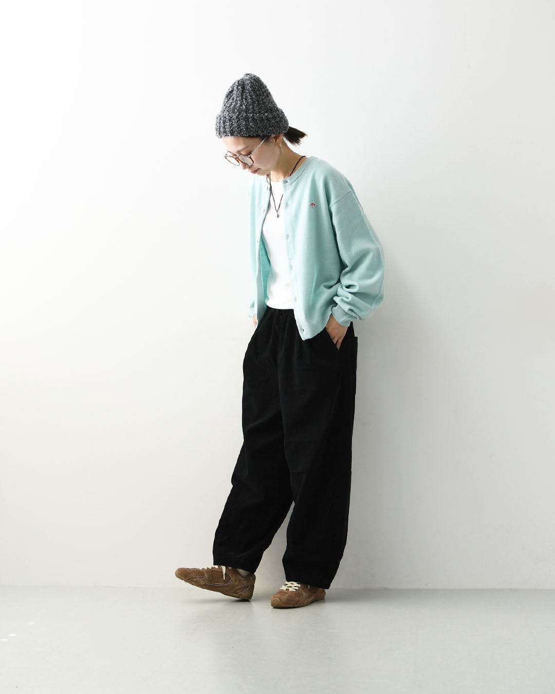 RINEN [リネン] 16/1 14ウェルコーデュロイ オーバルパンツ [R47703-W] オーバルパンツ・コーデュロイパンツ・ワイドパンツ・オーバルシルエット・ ゆったりパンツ・LADY'S [2026AW]