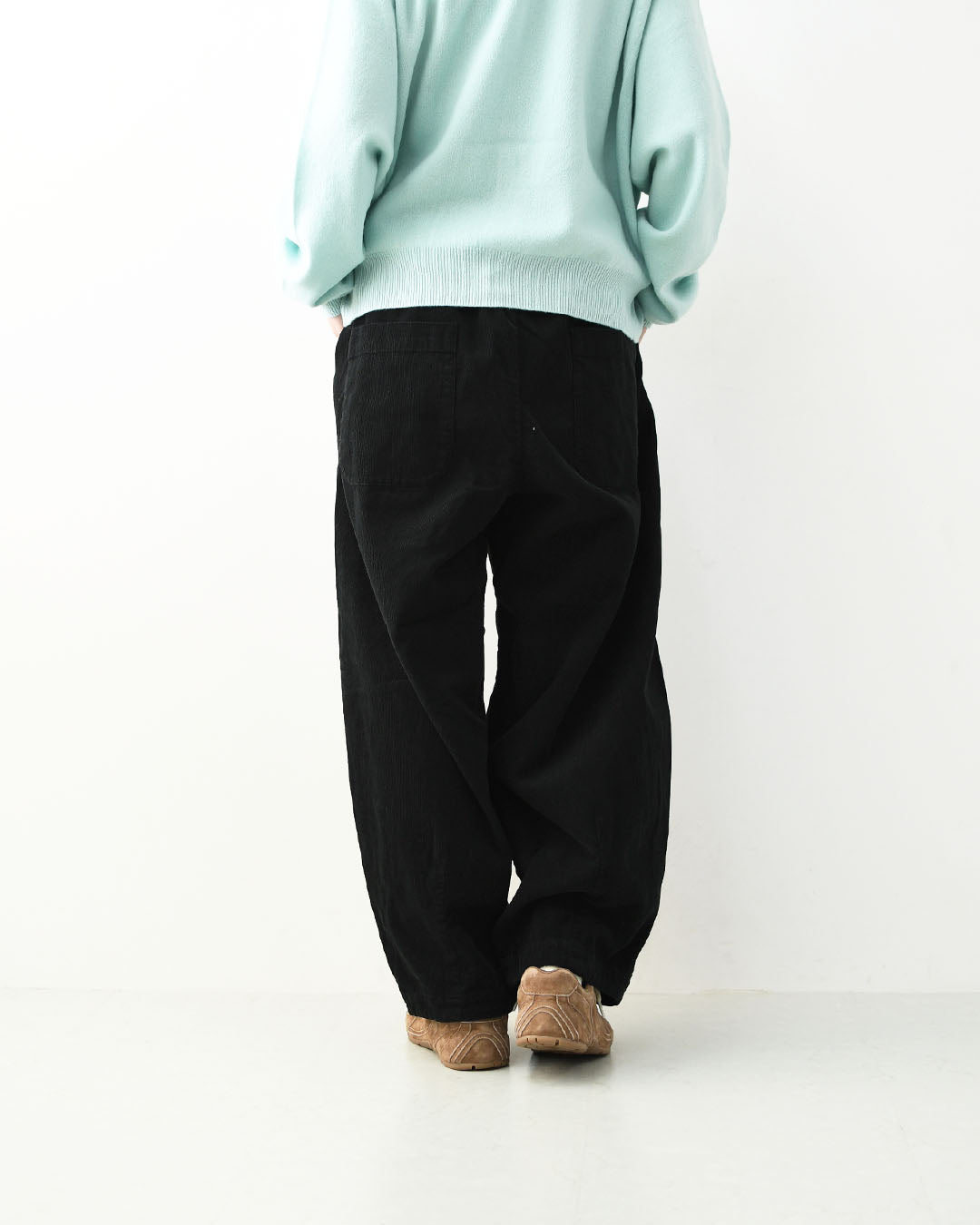 RINEN [リネン] 16/1 14ウェルコーデュロイ オーバルパンツ [R47703-W] オーバルパンツ・コーデュロイパンツ・ワイドパンツ・オーバルシルエット・ ゆったりパンツ・LADY'S [2026AW]