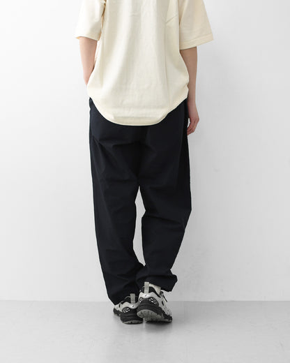 RINEN [リネン] 40/1オーガニック平織テーパードパンツ [R49600-W] テーパードパンツ・リラックスパンツ・ベーシックパンツ・オーガニックコットン・LADY'S [2026SS]