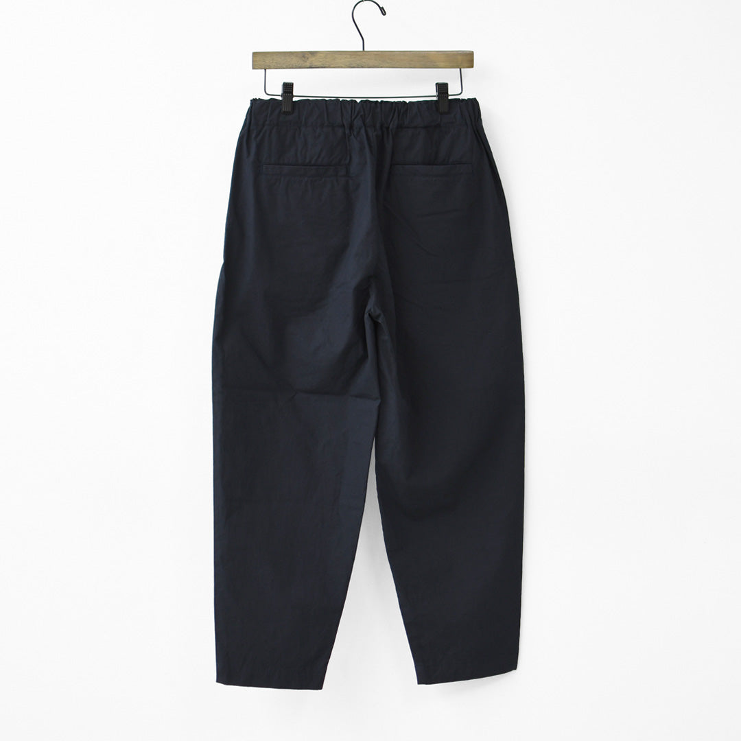 RINEN [リネン] 40/1オーガニック平織テーパードパンツ [R49600-W] テーパードパンツ・リラックスパンツ・ベーシックパンツ・オーガニックコットン・LADY'S [2026SS]