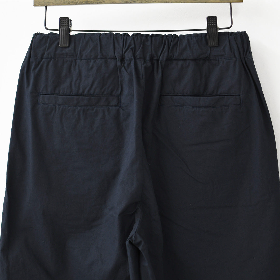 RINEN [リネン] 40/1オーガニック平織テーパードパンツ [R49600-W] テーパードパンツ・リラックスパンツ・ベーシックパンツ・オーガニックコットン・LADY'S [2026SS]