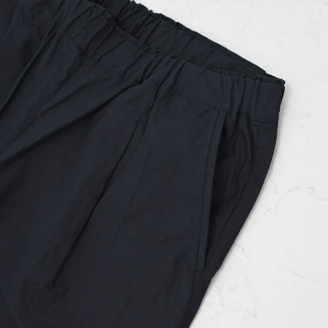 RINEN [リネン] 40/1オーガニック平織テーパードパンツ [R49600-W] テーパードパンツ・リラックスパンツ・ベーシックパンツ・オーガニックコットン・LADY'S [2026SS]