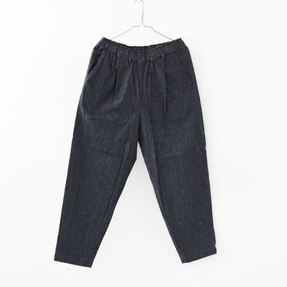 RINEN [リネン] 6オンスノットインディゴテーパードパンツ [R49604-W] デニムパンツ・テーパードパンツ・ベーシックパンツ・ゆったりシルエット・LADY'S [2026SS]