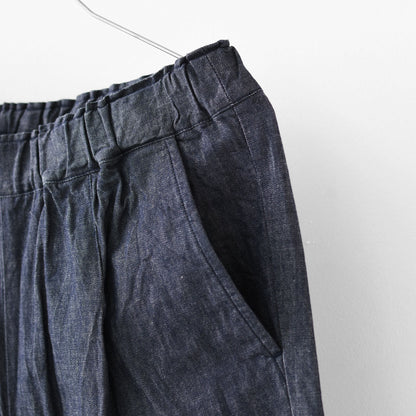 RINEN [リネン] 6オンスノットインディゴテーパードパンツ [R49604-W] デニムパンツ・テーパードパンツ・ベーシックパンツ・ゆったりシルエット・LADY'S [2026SS]