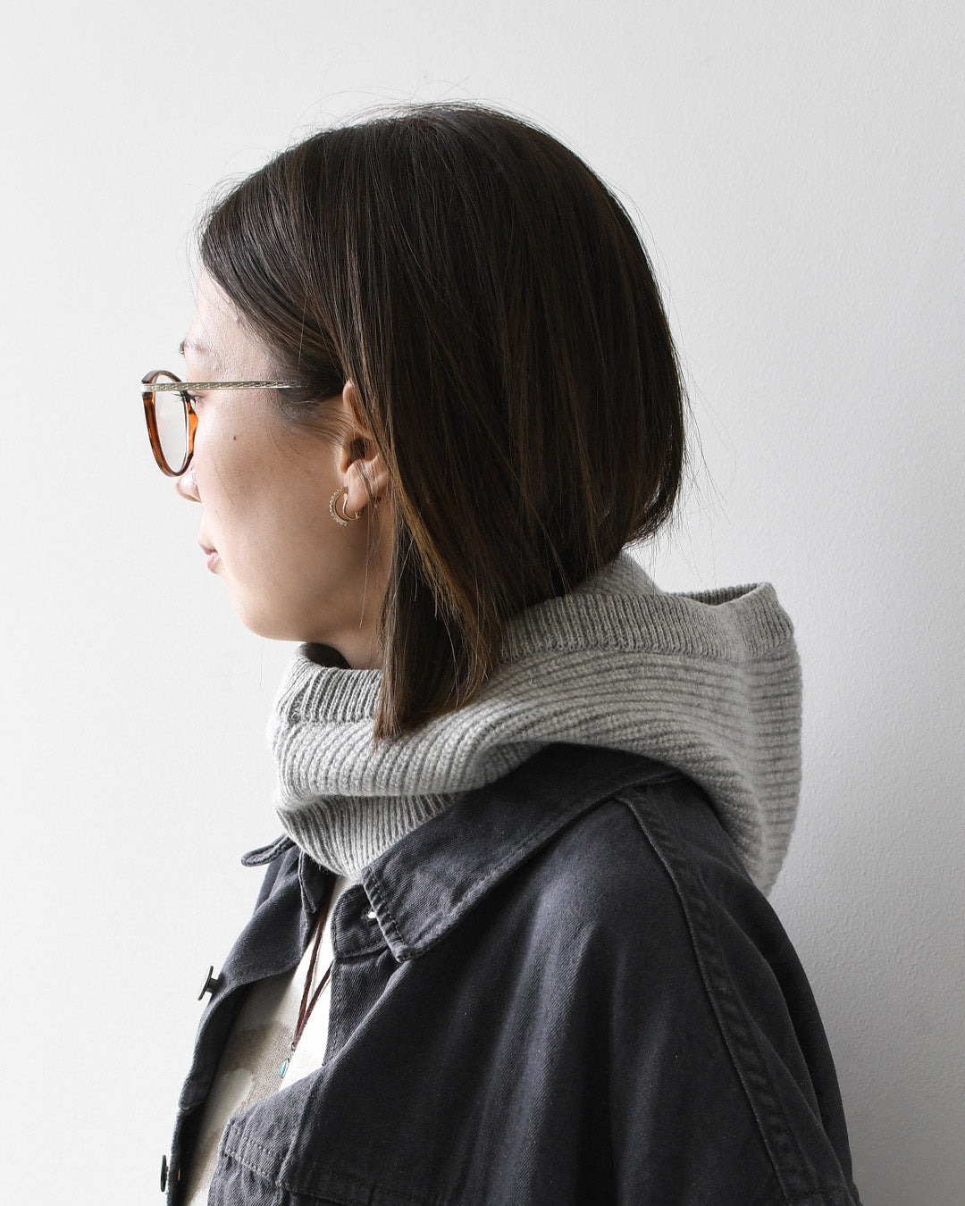 RINEN [リネン] 2/24ウールアゼ編み フーディ [R57781] アゼ編み・フーディ・MEN'S / LADY'S [2026AW]