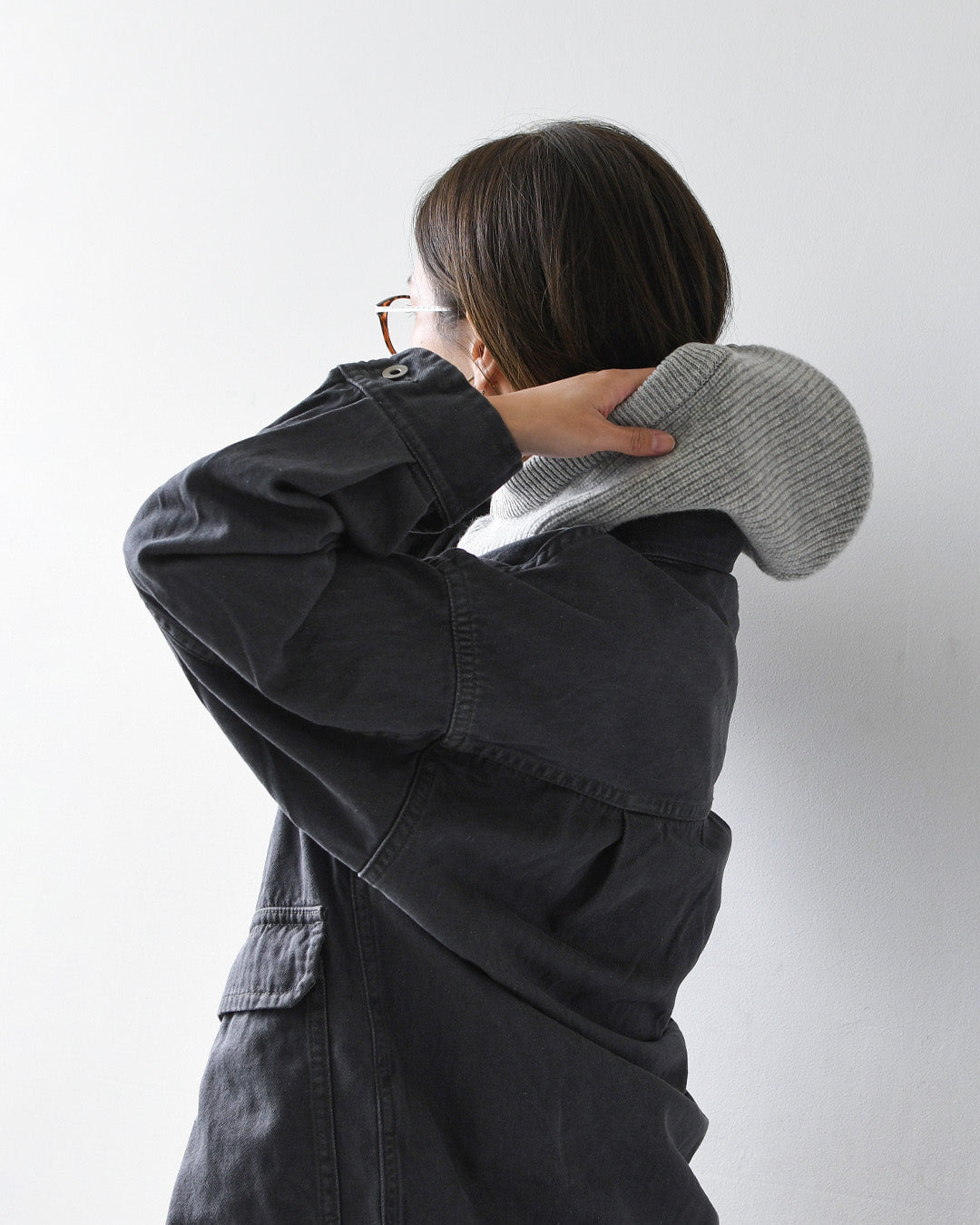 RINEN [リネン] 2/24ウールアゼ編み フーディ [R57781] アゼ編み・フーディ・MEN'S / LADY'S [2026AW]