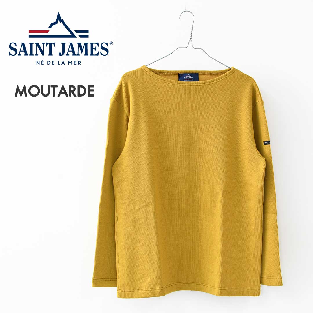 SAINT JAMES [セントジェームス 正規販売店] MOUTARDE [00jc182-md]  ダブルフェイスセーター・ニット・ポートネック・ウィンターウェアー・裏起毛・あたたかい・マスタードイエロー・MEN'S / LADY'S [2025AW]