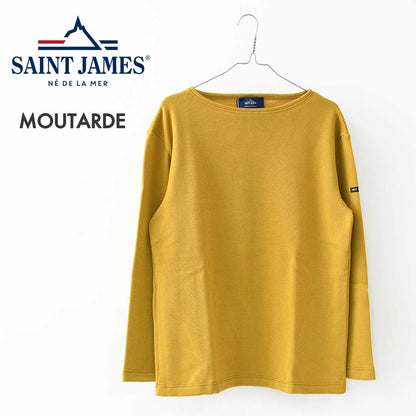 SAINT JAMES [セントジェームス 正規販売店] MOUTARDE [00jc182-md]  ダブルフェイスセーター・ニット・ポートネック・ウィンターウェアー・裏起毛・あたたかい・マスタードイエロー・MEN'S / LADY'S [2025AW]
