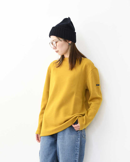 SAINT JAMES [セントジェームス 正規販売店] MOUTARDE [00jc182-md]  ダブルフェイスセーター・ニット・ポートネック・ウィンターウェアー・裏起毛・あたたかい・マスタードイエロー・MEN'S / LADY'S [2025AW]