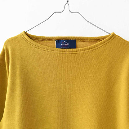 SAINT JAMES [セントジェームス 正規販売店] MOUTARDE [00jc182-md]  ダブルフェイスセーター・ニット・ポートネック・ウィンターウェアー・裏起毛・あたたかい・マスタードイエロー・MEN'S / LADY'S [2025AW]