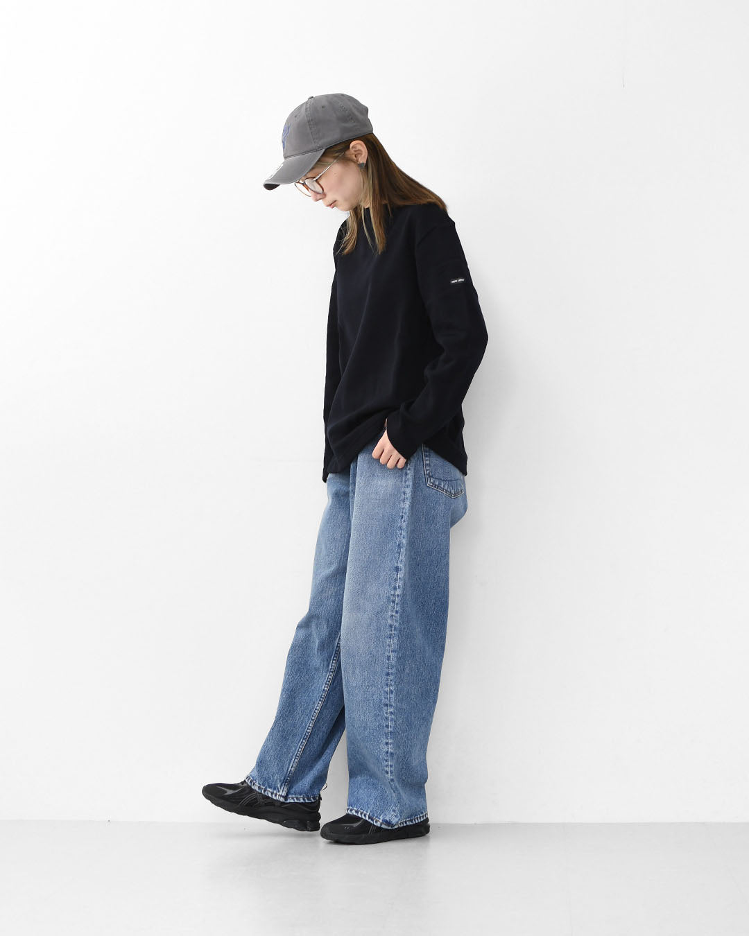 SAINT JAMES [セントジェームス 正規販売店] NAVY [00jc182-nv]  ダブルフェイスセーター・ネイビー・MEN'S / LADY'S [2025AW]