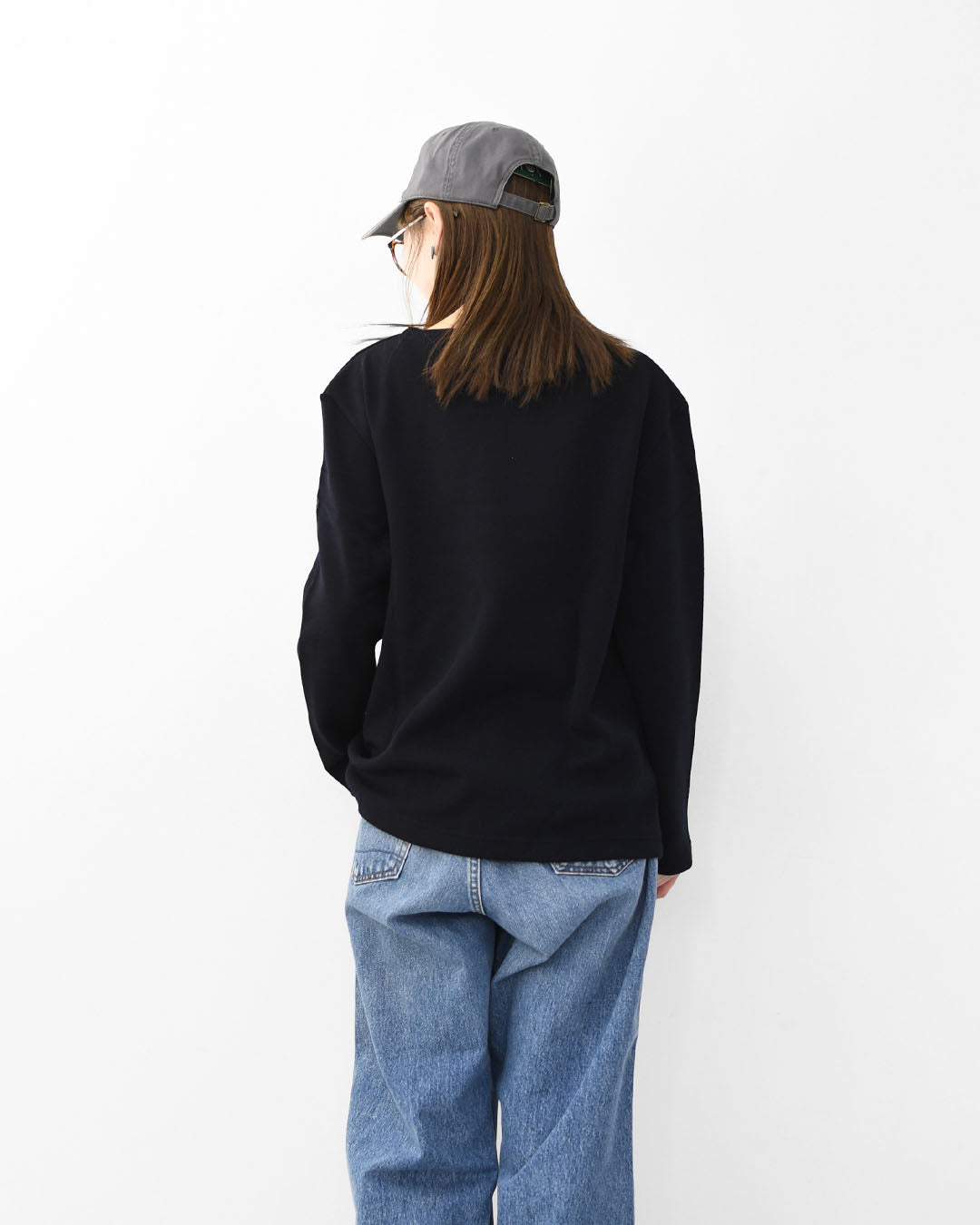 SAINT JAMES [セントジェームス 正規販売店] NAVY [00jc182-nv]  ダブルフェイスセーター・ネイビー・MEN'S / LADY'S [2025AW]