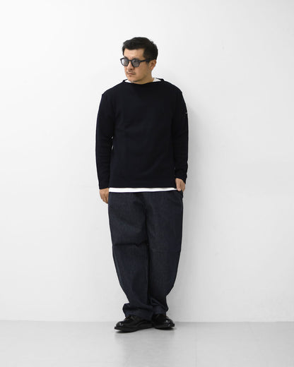 SAINT JAMES [セントジェームス 正規販売店] NAVY [00jc182-nv]  ダブルフェイスセーター・ネイビー・MEN'S / LADY'S [2025AW]