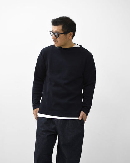 SAINT JAMES [セントジェームス 正規販売店] NAVY [00jc182-nv]  ダブルフェイスセーター・ネイビー・MEN'S / LADY'S [2025AW]