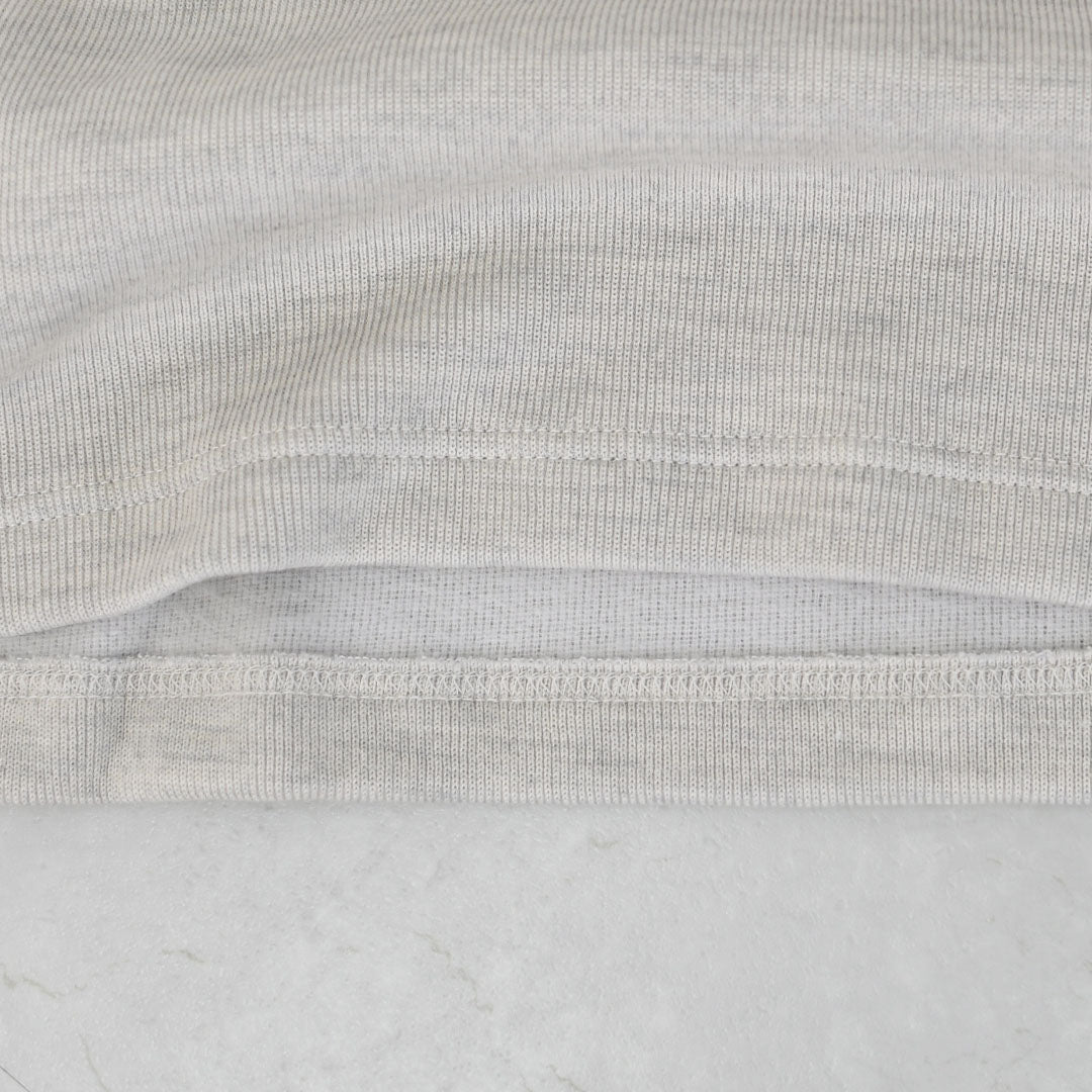 SAINT JAMES [セントジェームス 正規販売店] PURLE CLAIR CH [00jc182-pc]  ダブルフェイスセーター・ミックスライトグレーMEN'S / LADY'S [2025AW]