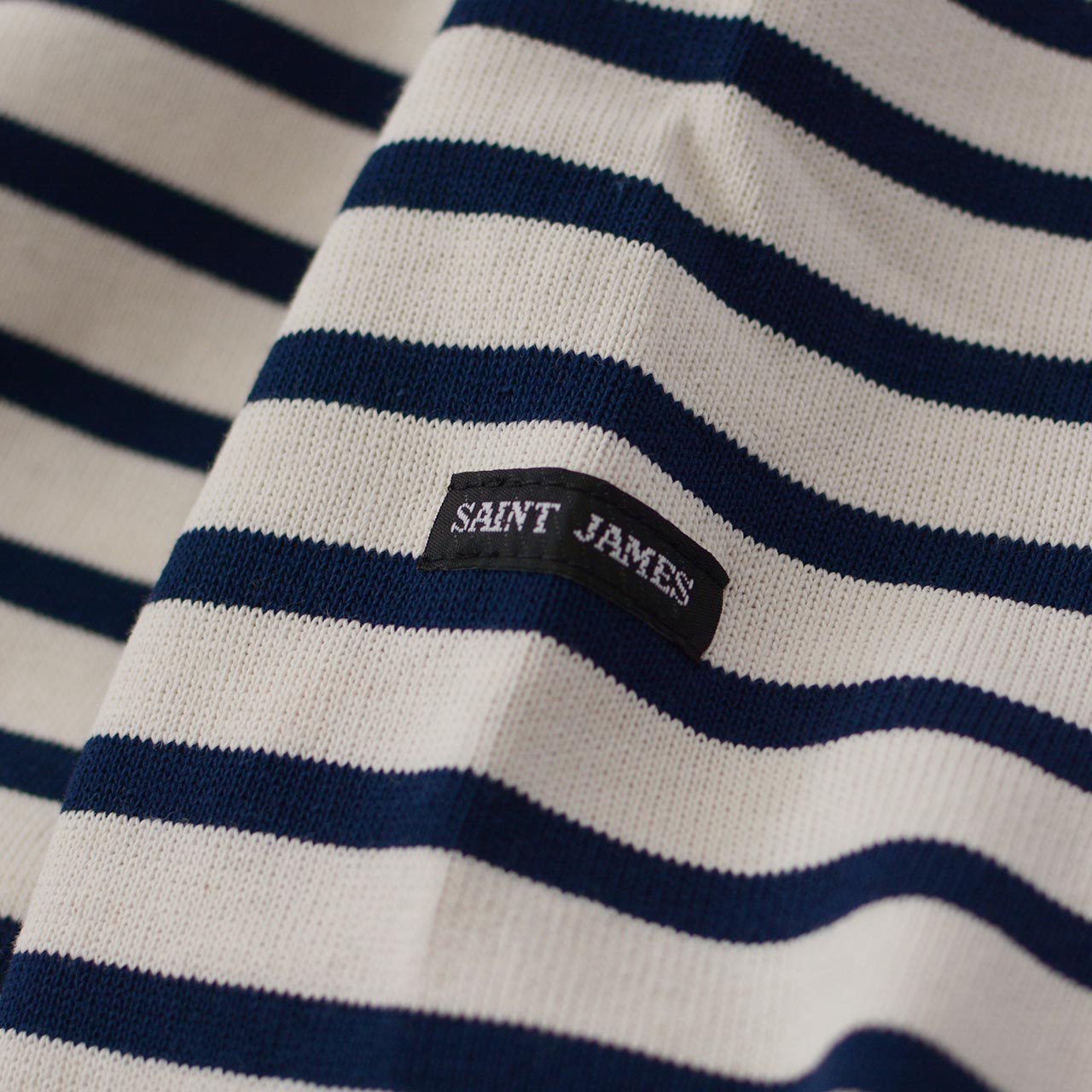 SAINT JAMES [セントジェームス] OUESSANT "COUD" BORDER [13JC] [ウエッソン "エルボーパッチ"ボーダー]