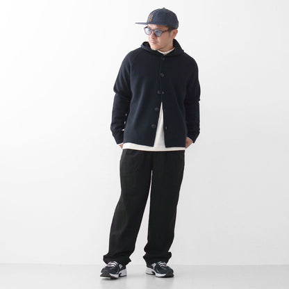 SAINT JAMES [GILET ARMA] [15jl] フードニットカーディガン [2025AW]