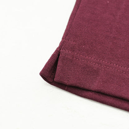 SAINT JAMES [セントジェームス 正規販売店] 20JC OUES LOOSE SOLID - GRENAT FONCE [20jcls-grenat] ウェッソンルーズ ソリッド・無地・ガーネット・カットソー・長袖・コットン・ボートネック・LADY'S [2026AW]