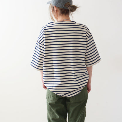 SAINT JAMES [セントジェームス 正規販売店] M 20JC TEE LOOSE BORDER [20jc-ltee-m-b] 20JC ルーズティーボーダー[2024SS]