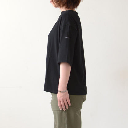 SAINT JAMES [PIRIAC TEE LOOSE SOLID] [sl-21jc8733] セントジェームス 正規販売店・ピリアックルーズT 無地・五分袖・ドロップショルダー・無地カットソー・LADY'S [2025SS]