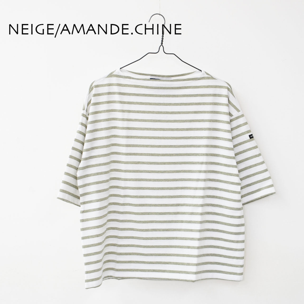 SAINT JAMES [PRIAC TEE LOOSE BORDER] [20jc8733-bo] セントジェームス 正規販売店・ピリアックルーズT [2025SS]