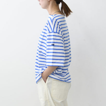 SAINT JAMES [PRIAC TEE LOOSE BORDER] [20jc8733-bo] セントジェームス 正規販売店・ピリアックルーズT [2025SS]