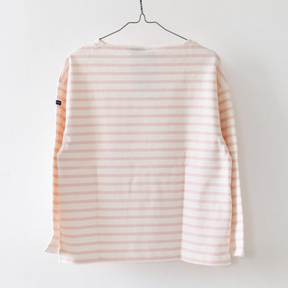 SAINT JAMES [セントジェームス 正規販売店] 20JC OUES LOOSE BORDER - CRU/ROSE [20jclb-cr-rs] ウェッソンルーズ ボーダー・ボーダー・エクリュ×ローズピンク・LADY'S [2026AW]