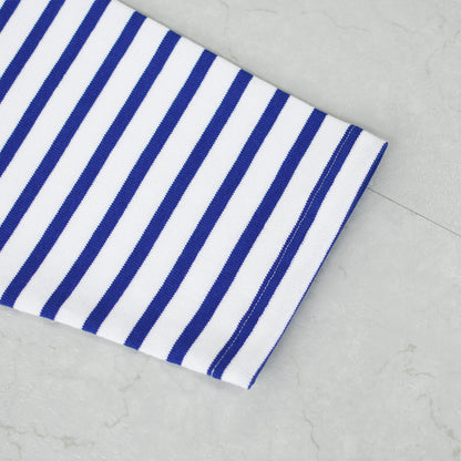 SAINT JAMES [20JC OUES LOOSE BORDER - NEIGE/GITANE] [20jclb-ne-git] ウエッソンルーズ ボーダー・白×コバルトブルー [2026SS]