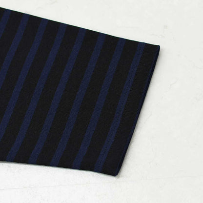 SAINT JAMES [セントジェームス 正規販売店] 20JC OUESS LOOSE BORDER - NOIR/NAVY [20jclb-noi-nv] ウェッソンルーズ ボーダー・黒・紺・カットソー・長袖・コットン・ボートネック・MEN'S / LADY'S [2026AW]