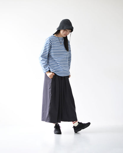 SAINT JAMES [20JC OUES LOOSE BORDER - NUAGE/NEIGE] [20jclb-nua-ne] セントジェームス 正規販売店・ウエッソンルーズ ボーダー・ニュアジュブルー/白 [2026SS]