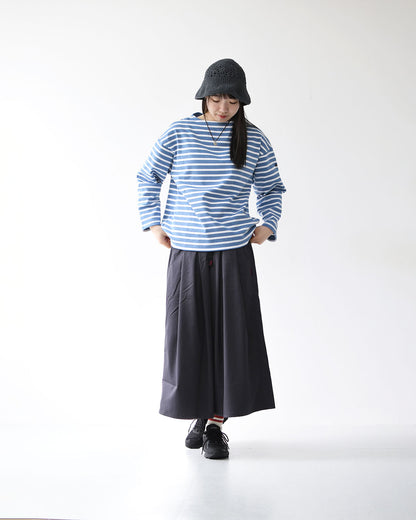 SAINT JAMES [20JC OUES LOOSE BORDER - NUAGE/NEIGE] [20jclb-nua-ne] セントジェームス 正規販売店・ウエッソンルーズ ボーダー・ニュアジュブルー/白 [2026SS]