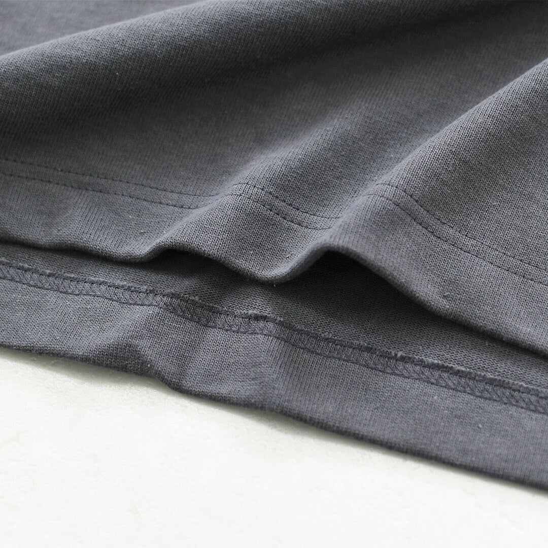 SAINT JAMES [セントジェームス 正規販売店] 20JC OUES LOOSE SOLID - DARKGREY [20jcls-dgrey] ウェッソンルーズ ソリッド・無地・ダークグレー・カットソー・長袖・コットン・ボートネック・MEN'S / LADY'S [2026AW]