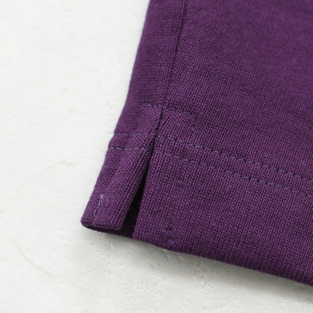 SAINT JAMES [セントジェームス 正規販売店] 20JC OUES LOOSE SOLID - DARKPURPLE [20jcls-dppl] ウェッソンルーズ ソリッド・無地・ダークパープル・カットソー・長袖・コットン・ボートネック・MEN'S / LADY'S [2026AW]
