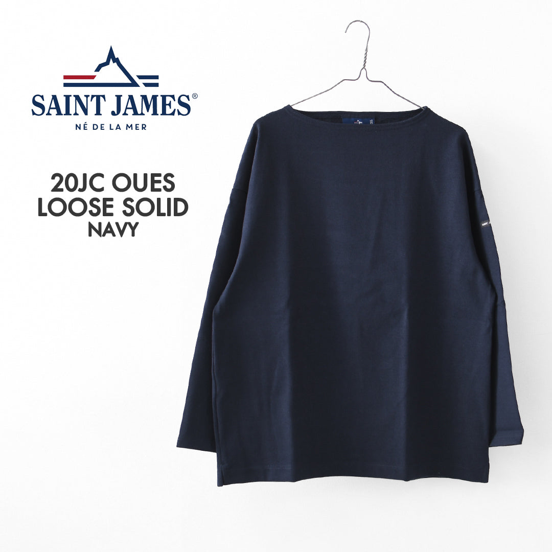 SAINT JAMES [20JC OUES LOOSE SOLID - NAVY]