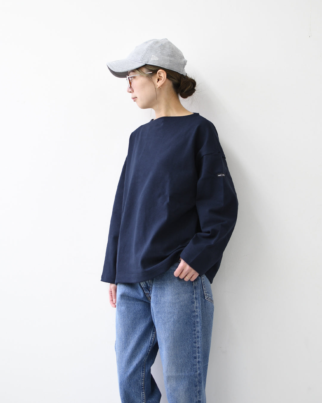 SAINT JAMES [20JC OUES LOOSE SOLID - NAVY]