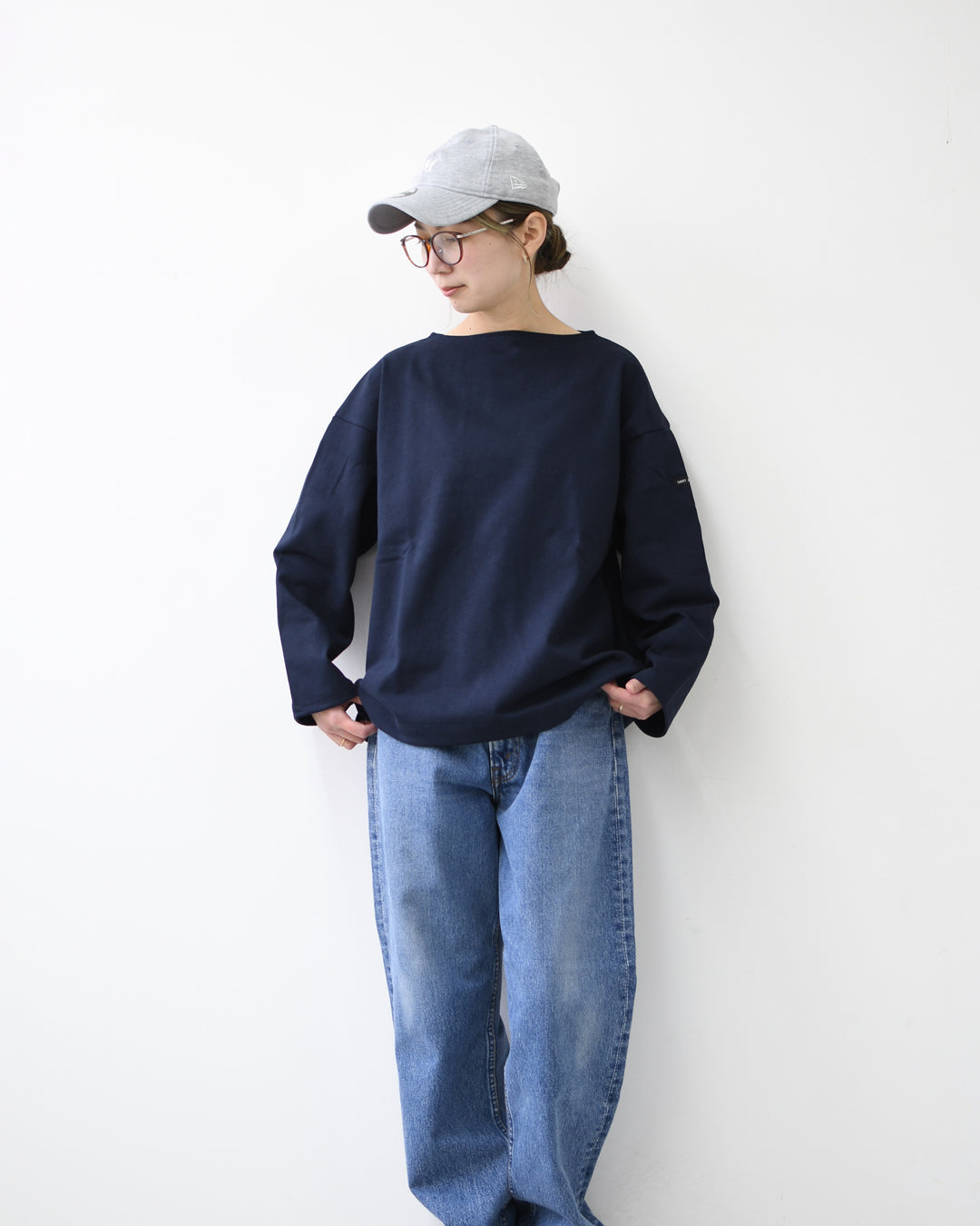 SAINT JAMES [20JC OUES LOOSE SOLID - NAVY]
