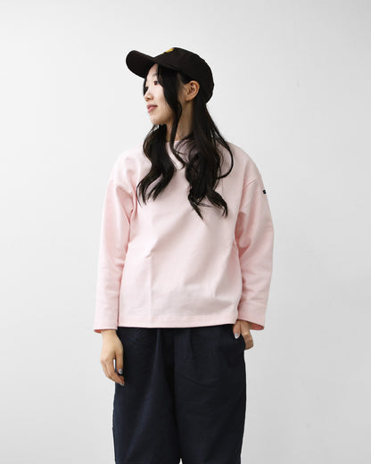 SAINT JAMES [セントジェームス 正規販売店] 20JC OUES LOOSE SOLID - ROSEBAL [20jcls-roseba] ウェッソンルーズ ソリッド・無地・ローズピンク・LADY'S [2026AW]