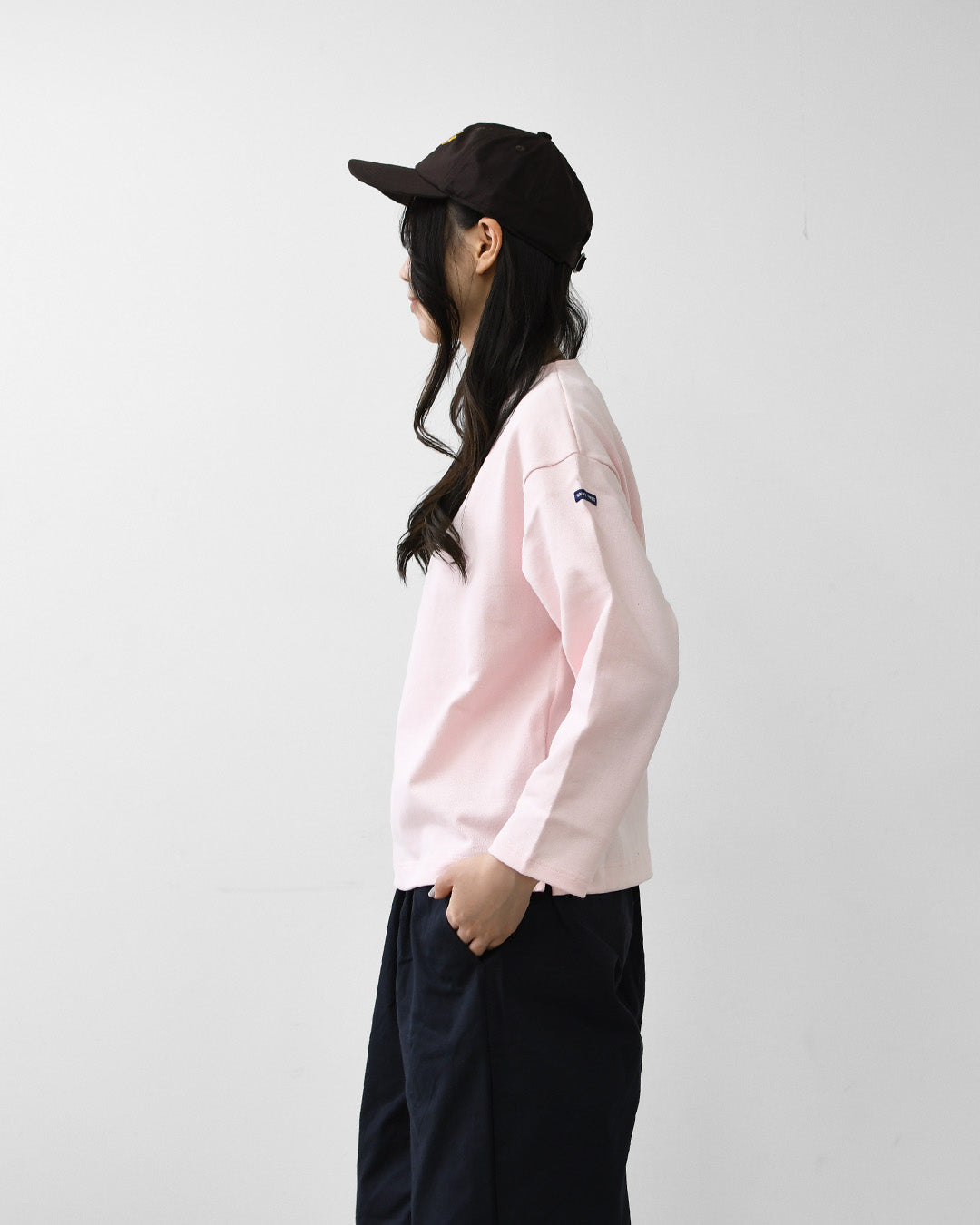 SAINT JAMES [セントジェームス 正規販売店] 20JC OUES LOOSE SOLID - ROSEBAL [20jcls-roseba] ウェッソンルーズ ソリッド・無地・ローズピンク・LADY'S [2026AW]