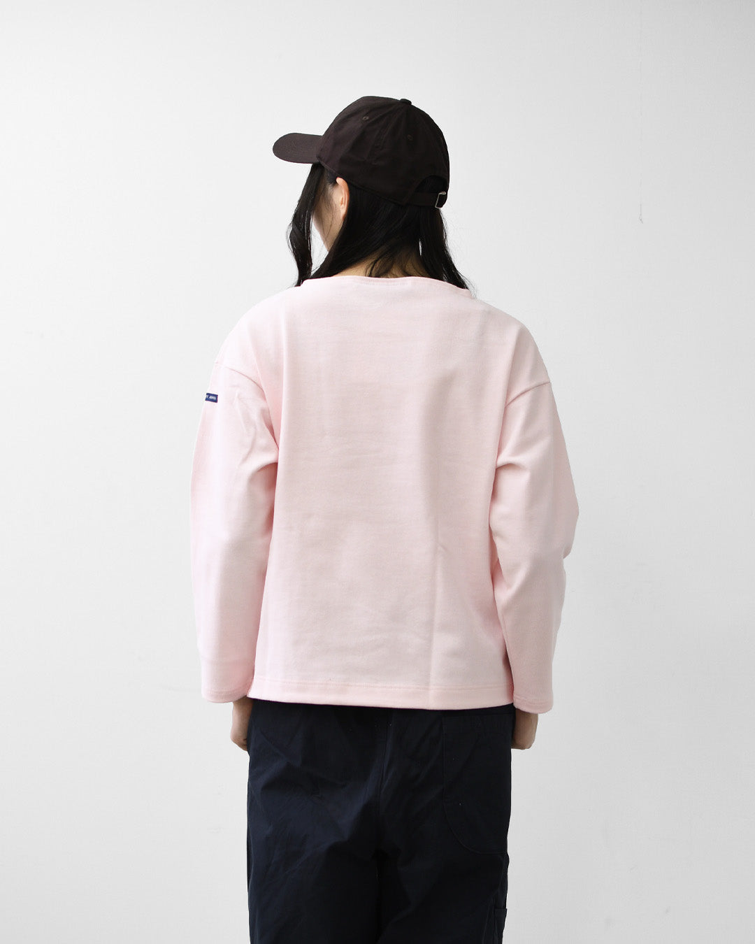 SAINT JAMES [セントジェームス 正規販売店] 20JC OUES LOOSE SOLID - ROSEBAL [20jcls-roseba] ウェッソンルーズ ソリッド・無地・ローズピンク・LADY'S [2026AW]