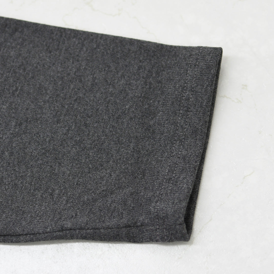 SAINT JAMES [セントジェームス 正規販売店] 20JC OUES LOOSE SOLID - T.CHACOL GREY [20jcls-tcgry] ウェッソンルーズ ソリッド・チャコールグレー・無地・カットソー・長袖・コットン・ボートネック・MEN'S / LADY'S [2026AW]